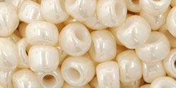 cc123 - Toho beads 3/0 opaque lustered light beige (10g)