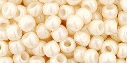 cc123 - Toho beads 6/0 opaque lustered light beige (10g)