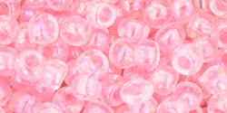 cc171d - Toho beads 6/0 trans-rainbow ballerina pink (10g)