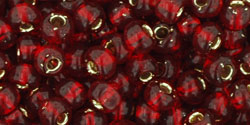 cc25d - Toho beads 6/0 silver lined garnet (10g)