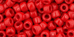 cc45 - Toho beads 6/0 opaque pepper red (10g)