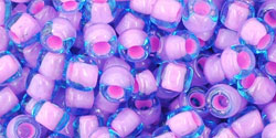Buy cc937 - Toho beads 6/0 aqua/bubble gum pink lined (10g)