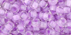 cc943 - Toho beads 6/0 inside colour crystal lilac lined (10g)