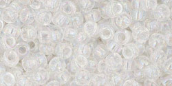cc161 - Toho beads 8/0 transparent rainbow crystal (10g)