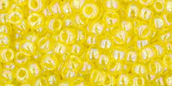 cc175 - Toho beads 8/0 transparent rainbow lemon (10g)