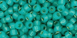 Buy cc2104 - Toho beads 8/0 silver lined milky teal (10g)