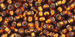 Buy cc34 - Toho beads 8/0 silver lined smoked topaz (10g)