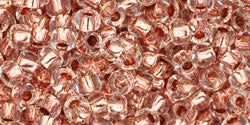 cc740 - Toho beads 8/0 copper lined crystal (10g)