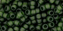 cc940f - Toho beads 8/0 transparent frosted olivine (10g)