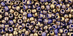 cc1701 - Toho beads 11/0 gilded marble blue (10g)