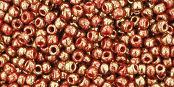 cc1708 - Toho beads 11/0 gilded marble red (10g)