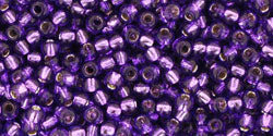 cc2224 - Toho beads 11/0 silver lined purple (10g)