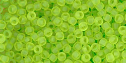 Buy cc4f - Toho beads 11/0 transparent frosted lime green (10g)