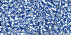 Buy cc33 - Toho beads 15/0 silver lined light sapphire (5g)