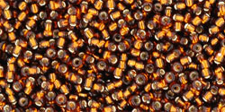 Buy cc34 - Toho beads 15/0 silver lined smoked topaz (5g)