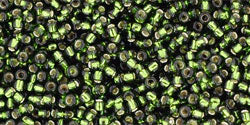 Buy cc37 - Toho beads 15/0 silver-lined olivine (5g)