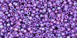 cc928 - Toho beads 15/0 rainbow rosaline/purple lined (5g)