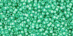 Buy cc954 - Toho beads 15/0 aqua/light jonquil lined (5g)