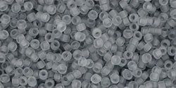 Buy cc9f - Toho beads 15/0 transparent frosted light gray (5g)