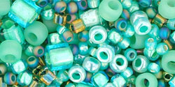 Buy cc3203 - Toho beads mix take-seafoam/green (10g)
