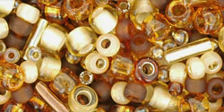 cc3219 - Toho beads mix kohaku-amber (10g)