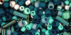 cc3222 - Toho beads mix tatsu-teal (10g)