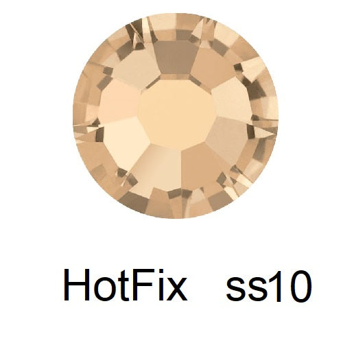 Buy Flatback Hotfix Preciosa Crystal Honey - ss10-2.70mm (80)