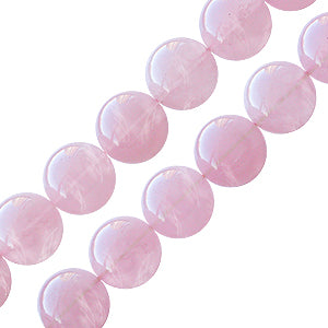 Rose quartz round beads 12mm strand (1)