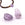Beads wholesaler  - Pebble Pendant Amethyst 23-26x16-20x13-15mm - hole: 0.8mm (1)