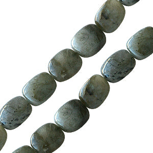 Labradorite nugget beads 12x16mm strand (1)