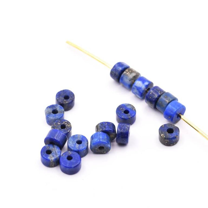 Heishi Lapis Lapis Natural Lapis 4x2mm (20 pearls)