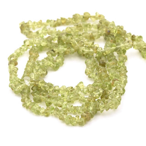Buy Peridot Rounded Chips Beads 5-6mm - hole: 0,6mm (13gr- 39cm)