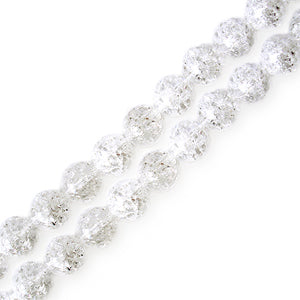 Crackled crystal quartz round beads 4mm strand (1)