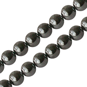 Hematite round beads 6mm strand (1)