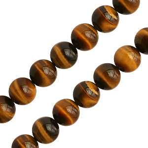 Tigers eye quartz brown round beads 6mm strand (1)