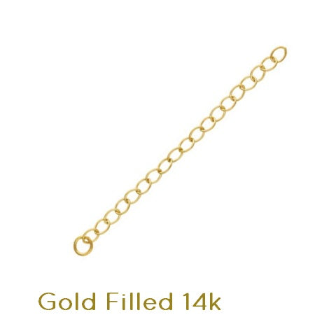 Extender chain gold filled 50mm (Sold per 1 unit)