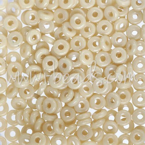 Buy O beads 1x3.8mm antique beige (5g)