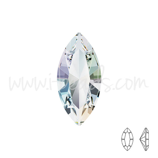 Swarovski 4228 navette fancy stone crystal AB 10x5mm (2)