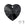 Beads wholesaler  - swarovski heart pendant jet 18mm (1)