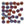 Beads wholesaler  - Honeycomb beads 6mm red iris luster (30)