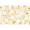 cc122 - Toho triangle beads 3mm opaque lustered navajo white (10g)