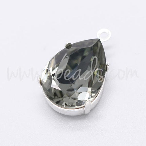 pendant setting for Swarovski 4320 18x13mm silver plated (1)
