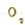 Beads wholesaler  - Perle chiffre 0 doré à l'or fin 7x6mm (1)