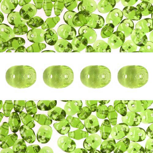 Super Duo beads 2.5x5mm Olivine (10g)