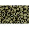 cc617 - toho beads 8/0 matt colour dark olive (10g)