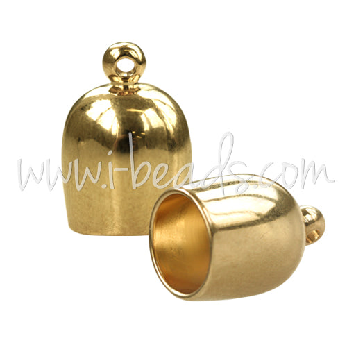 Buy Bullet End Cap Gold Plated 8mm (1)
