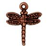 Dragonfly charm metal antique copper plated 20mm (1)