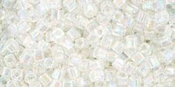 Buy cc141 - Toho cube beads 1.5mm ceylon snowflake (10g)