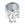 Beads wholesaler  - Swarovski 2856 skull flat back crystal light chrome 18x14mm (1)