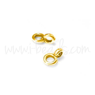 Mini bail gold plated 5x8mm (5)